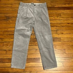 H&M size 32 Gray Corduroy Pants